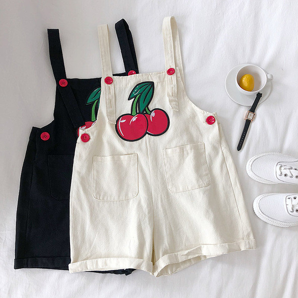 Μοντέρνα γυναικεία ολοσωμη φόρμα  με κεντήματα και τσέπες σε μαύρο, λευκό και πράσινο χρώμα