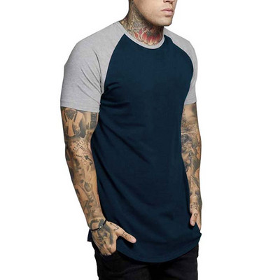 Modern férfi póló három színben, rövid ujjal