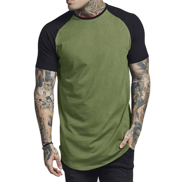 Modern férfi póló három színben, rövid ujjal