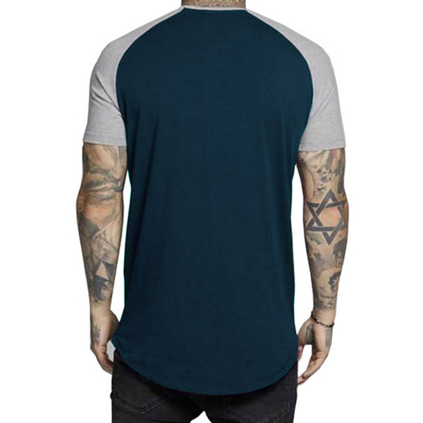 Modern férfi póló három színben, rövid ujjal