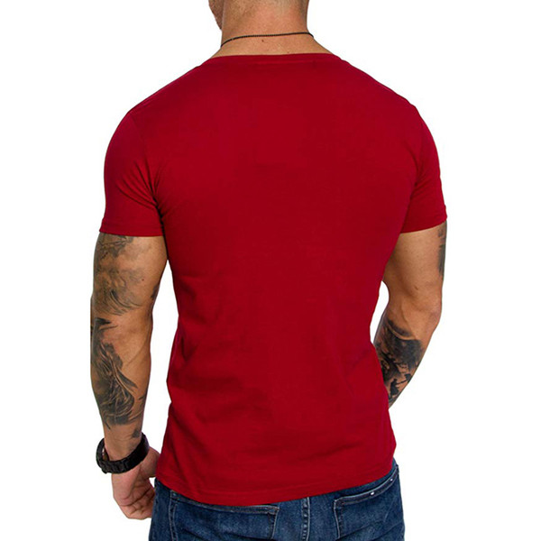 Modern férfi rövid ujjú póló különböző színekben
