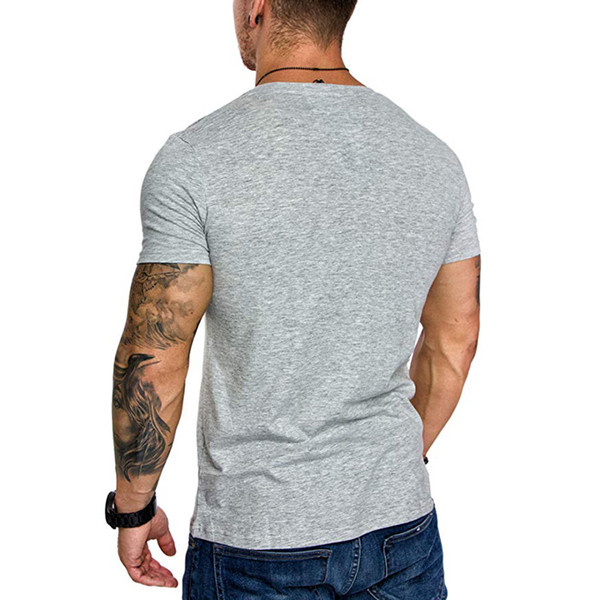 Modern férfi rövid ujjú póló különböző színekben
