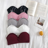 Bustiera dama cu bretele din silicon in mai multe culori