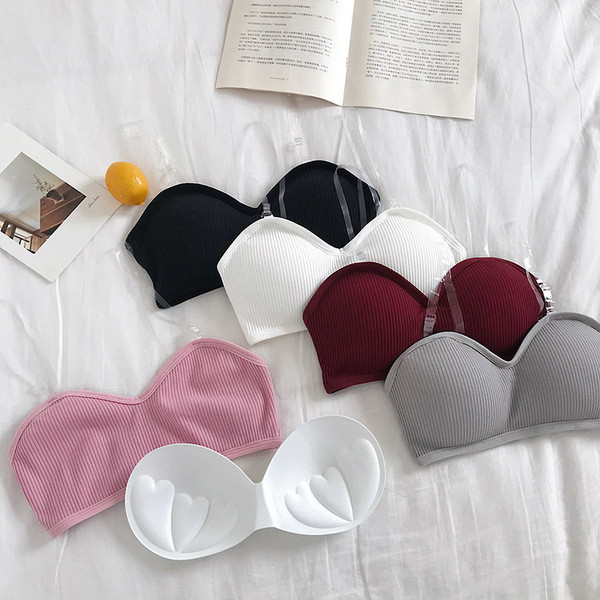 Bustiera dama cu bretele din silicon in mai multe culori