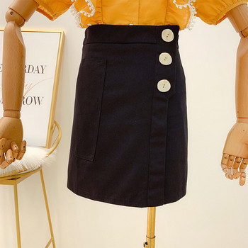 Fusta de dama moderna cu buzunar in mai multe culori