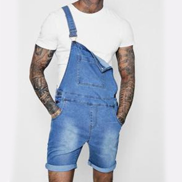 Salopetă modernă pentru bărbați cu buzunar în patru culori