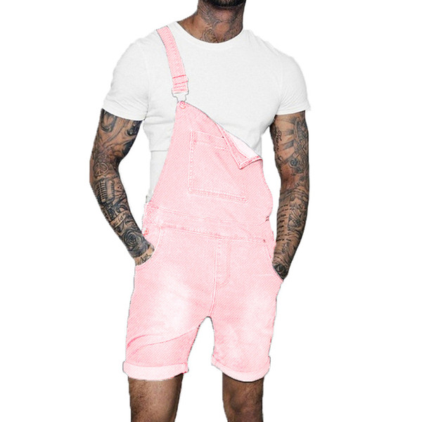 Salopetă modernă pentru bărbați cu buzunar în patru culori