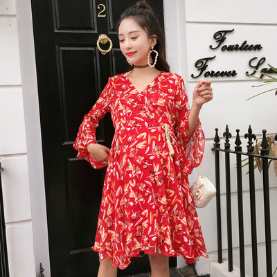 Rochie casual de dama pentru gravide in doua culori