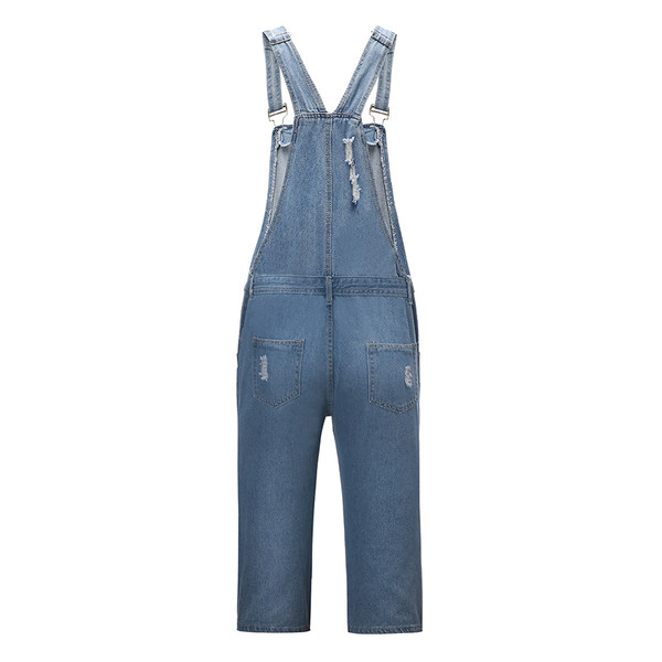 Salopetă modernă pentru bărbați cu motive rupte și buzunare