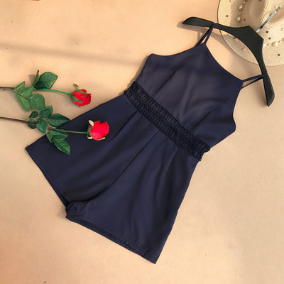 Γυναικεία ολόσωμη φόρμα με λεπτές λωρίδες σε διάφορα χρώματα