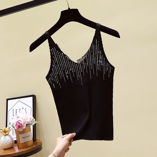 Maieu de damă cu pietre în alb și negru