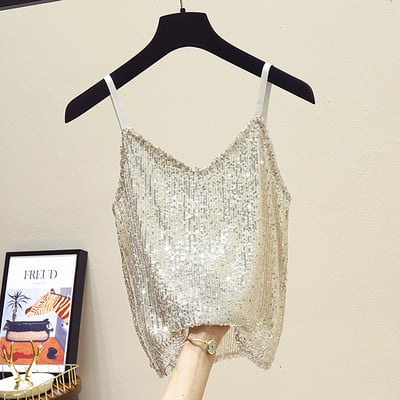 Stílusos női felső, flitterekkel, három színben