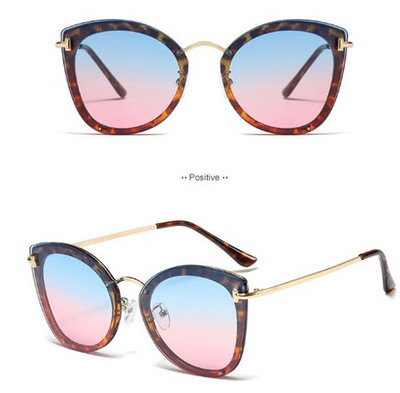 Model nou de ochelari de soare moderni de dama cu rama subtire in mai multe culori