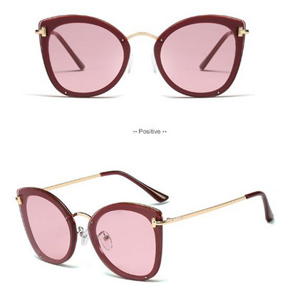 Model nou de ochelari de soare moderni de dama cu rama subtire in mai multe culori
