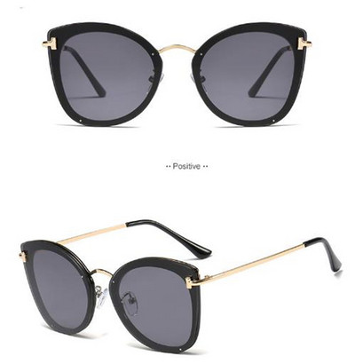 Model nou de ochelari de soare moderni de dama cu rama subtire in mai multe culori