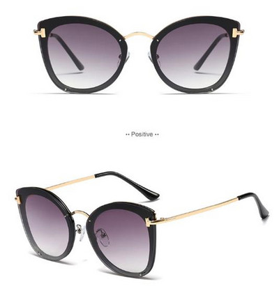 Model nou de ochelari de soare moderni de dama cu rama subtire in mai multe culori