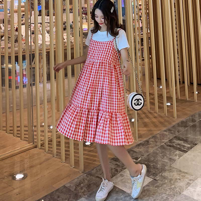 Rochie moderna de dama pentru gravide in doua culori