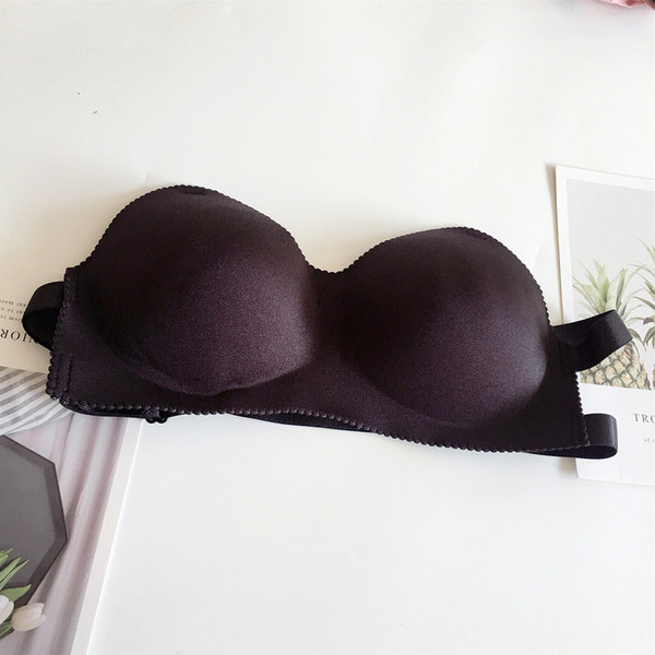 Дамски сутиен в черен и бежов цвят