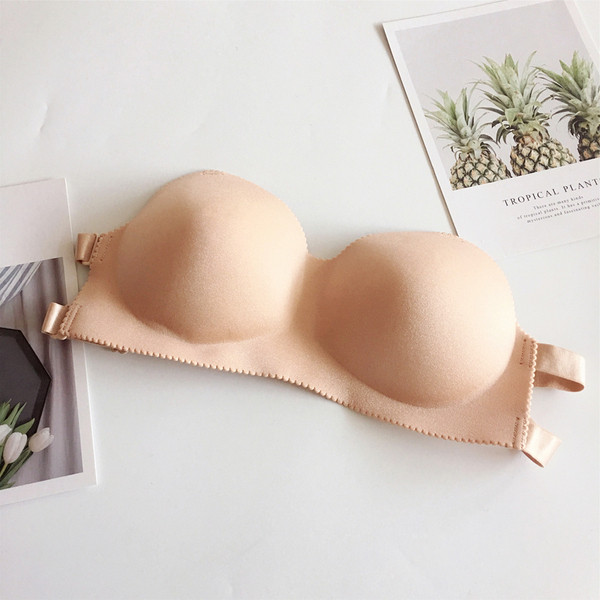 Дамски сутиен в черен и бежов цвят