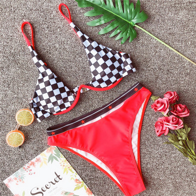 Μοντέρνο μαγιό με υψηλή μέση σε διάφορα χρώματα