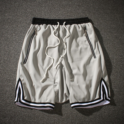 Modern rövidnadrág nyakkendővel és zsebbel több színben