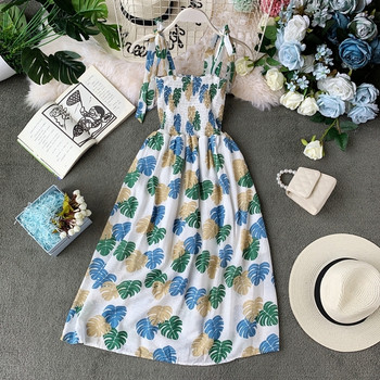 Modern női nyári ruha színes rátéttel