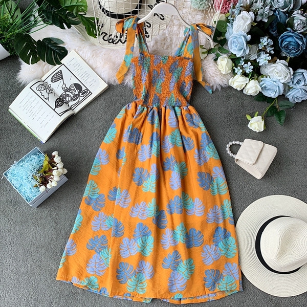 Modern női nyári ruha színes rátéttel