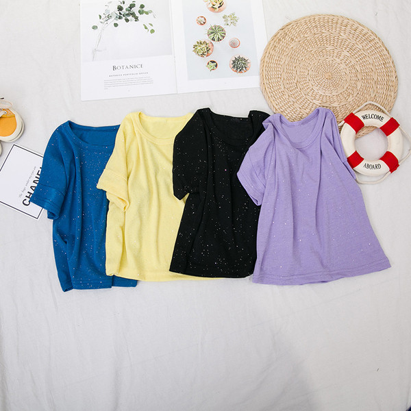 Tricou modern pentru copii in patru culori pentru fete