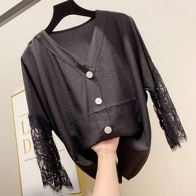 Cămașă de damă cu dantelă în mai multe culori