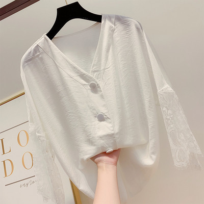 Cămașă de damă cu dantelă în mai multe culori