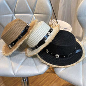 Modern női nyári sapka rojtokkal több színben