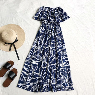 Rochie de vara colorata de dama model lung