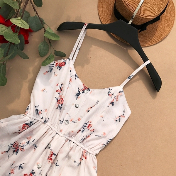 Női alkalmi overall vékony pánttal, több színben