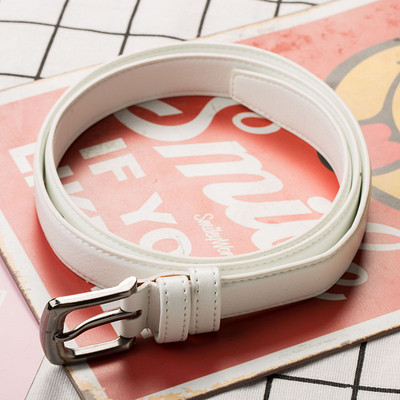 Tiszta férfi bőr öv fekete, fehér és barna színekben