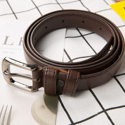 Tiszta férfi bőr öv fekete, fehér és barna színekben