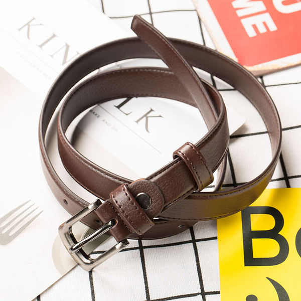 Tiszta férfi bőr öv fekete, fehér és barna színekben
