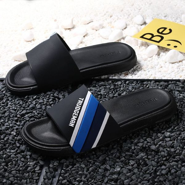 Papuci casual barbatesti cu inscriptie in trei culori