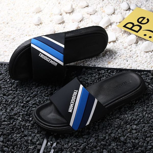 Papuci casual barbatesti cu inscriptie in trei culori