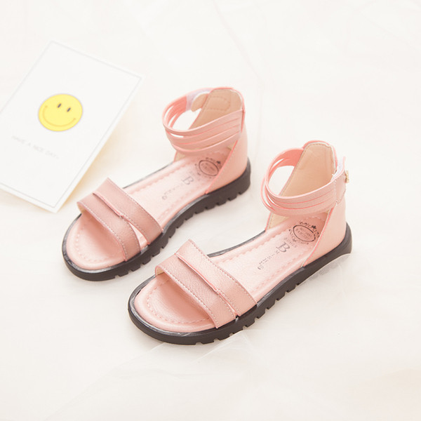 Sandale copii moderne pentru fete din piele ecologica in mai multe culori