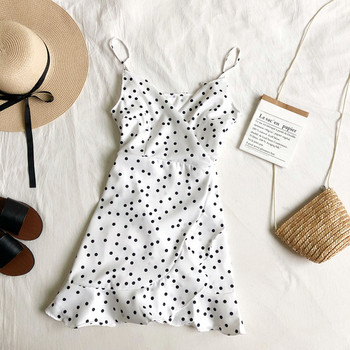 Rochie de vara de dama cu bretele subtiri in mai multe culori