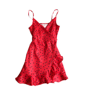 Rochie de vara de dama cu bretele subtiri in mai multe culori