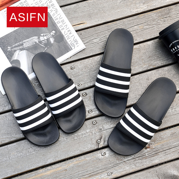 Ежедневни  мъжки чехли в черен цвят 