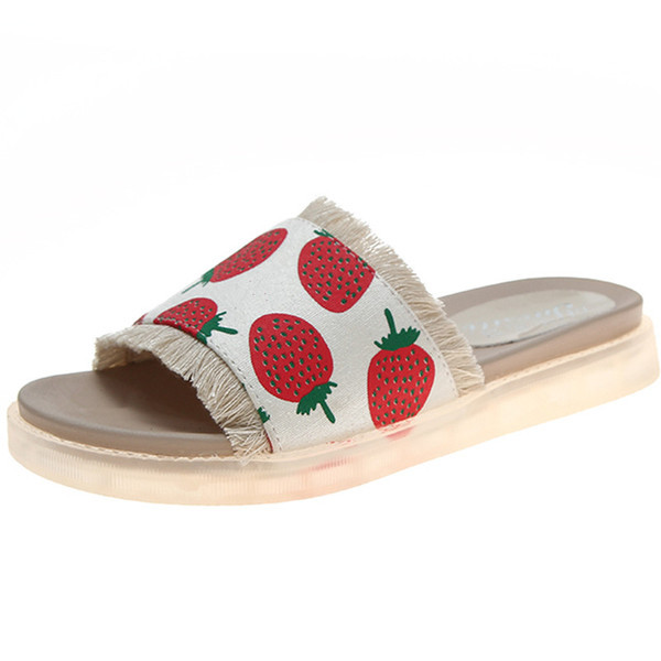 Papuci casual dama cu aplicatie colorata in doua culori