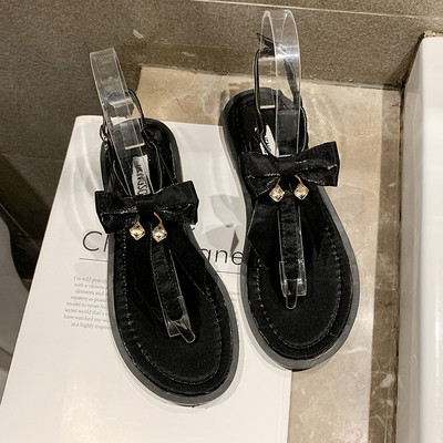 Γυναικεία ανδάλια σε τέσσερα χρώμα με κορδέλα