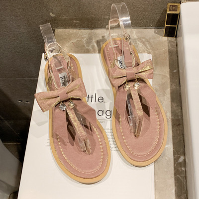 Γυναικεία ανδάλια σε τέσσερα χρώμα με κορδέλα