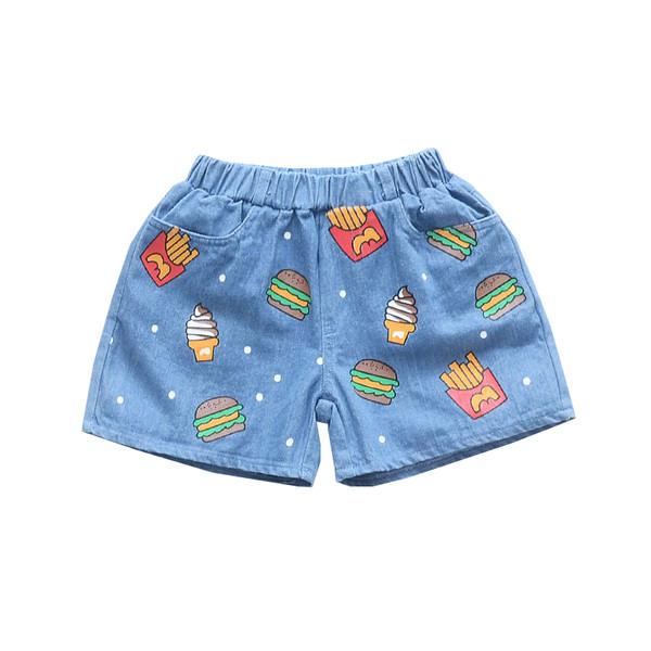 Gyermek rövidnadrág rátéttel - fiúknak és lányoknak