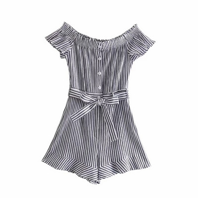 Γυναικεία ολόσωμη φόρμα με κορδόνια στη μέση