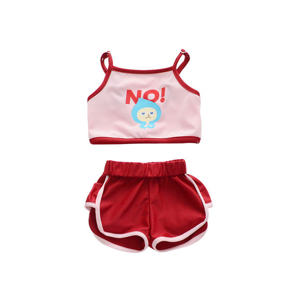 Costum de baie pentru copii în două părți - pentru fete