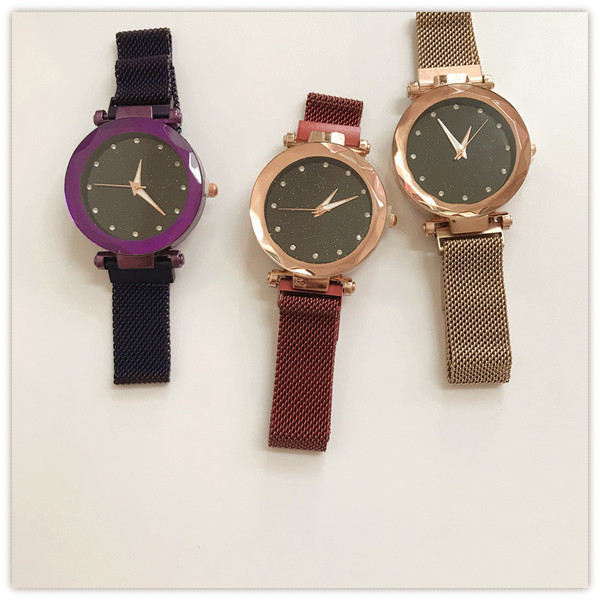 Ceas de dama modern in sase culori