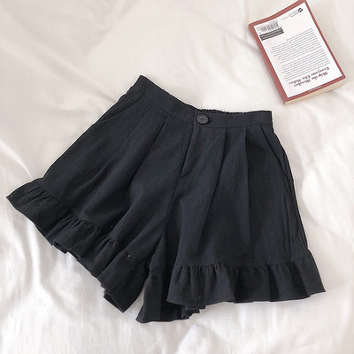 Pantaloni scurti de dama la moda in mai multe culori cu talie inalta